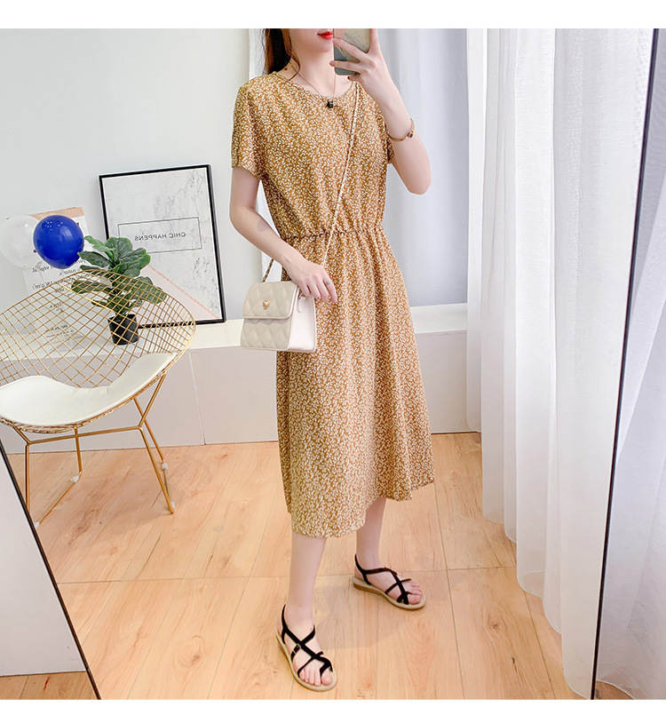 Chiffon slim dress