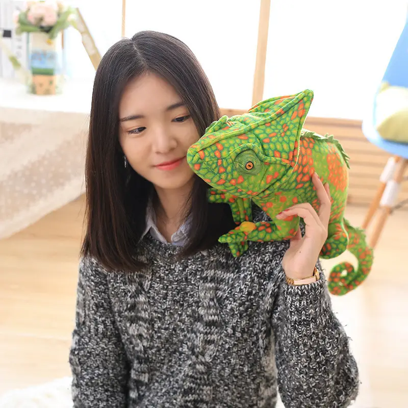 Big lizard plush toy
