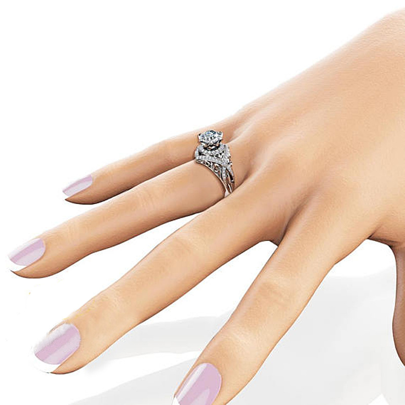 Zircon 4 Prong Ladies Ring