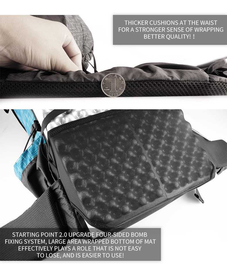 Large capacity and ultra-light backpack