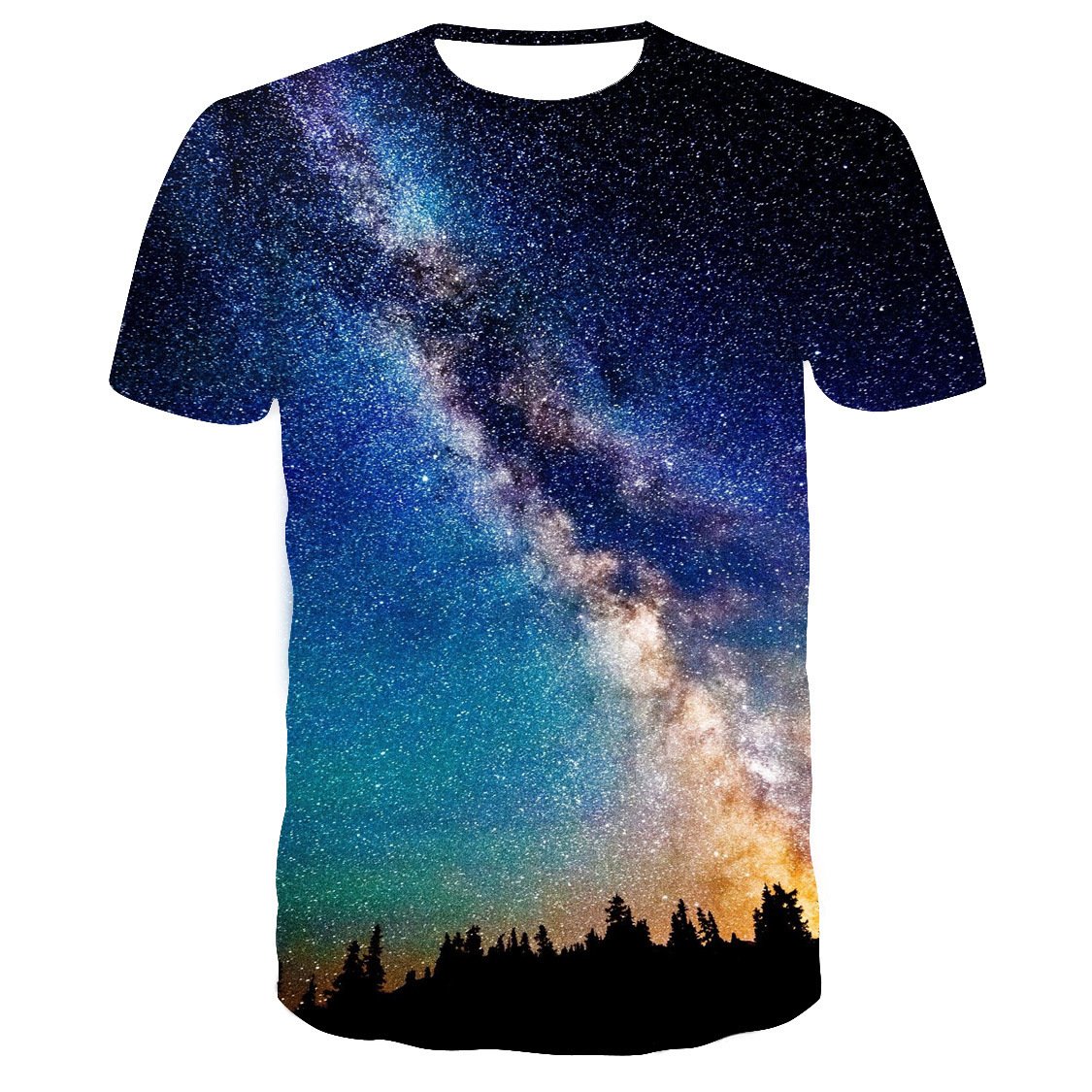 Title 3, Starry sky print T-shirt