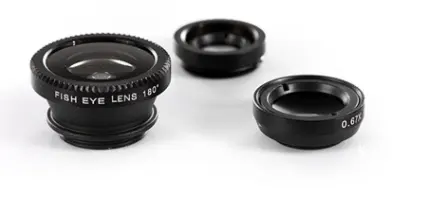 Mobile Phone Fisheye Lens Three in One Specific Magnifier