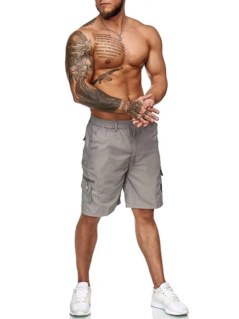 Men's casual five-point pants