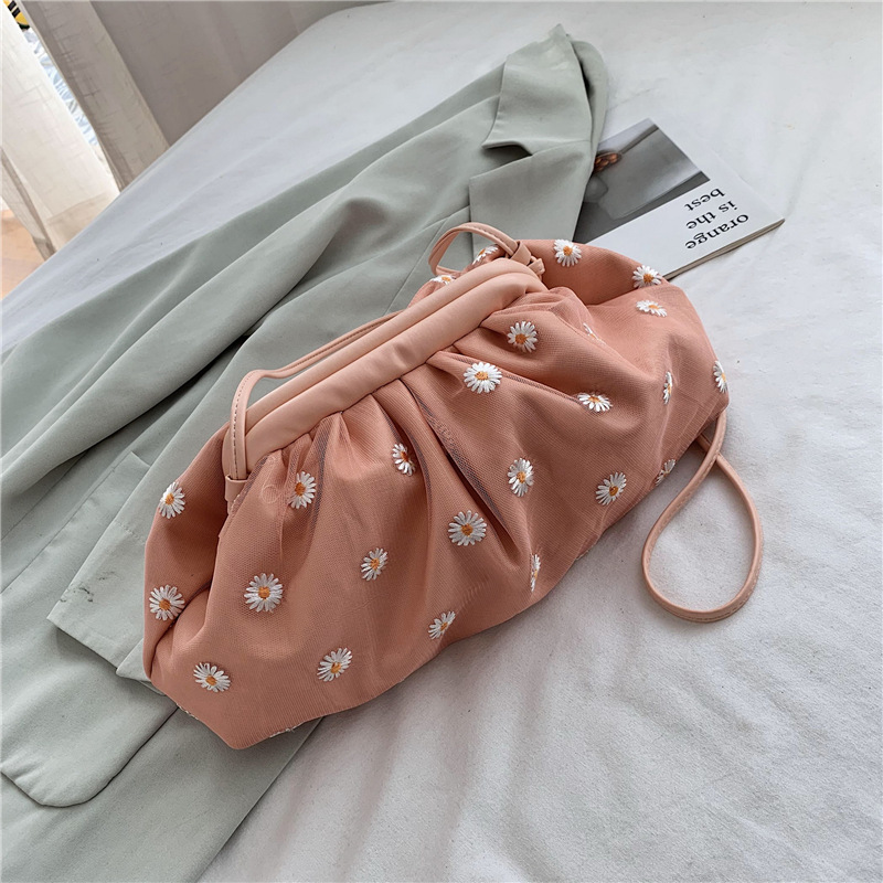 Daisy mesh cloud bag