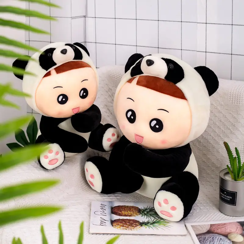 Mengbao panda plush toy