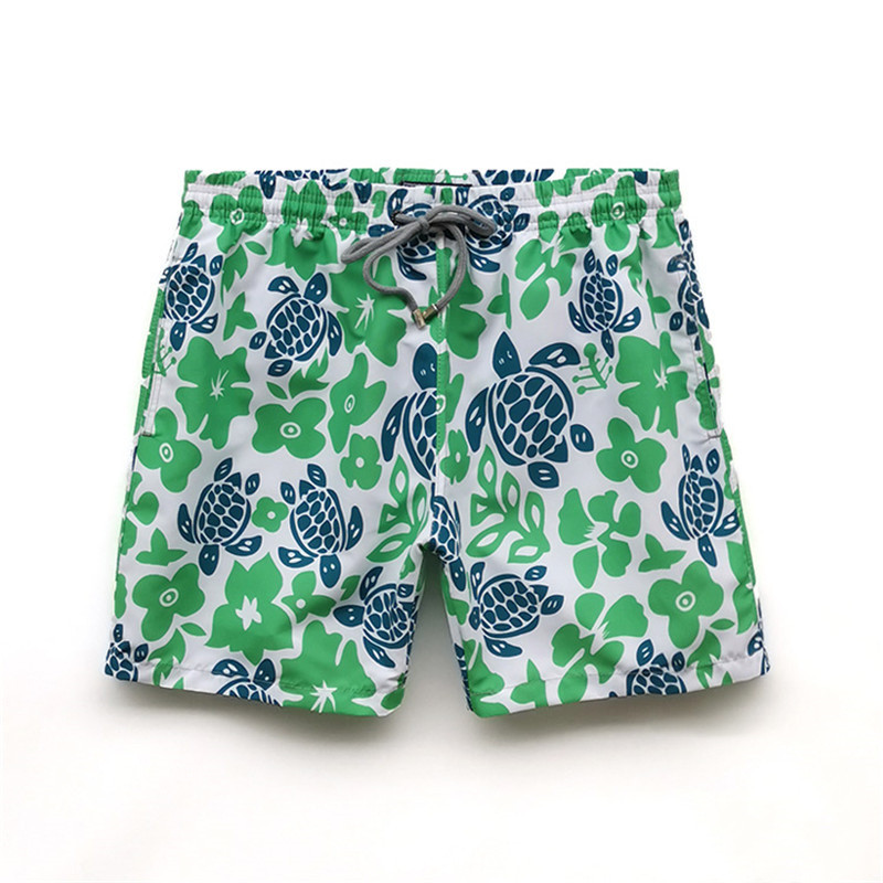 Men's turtle print beach pants