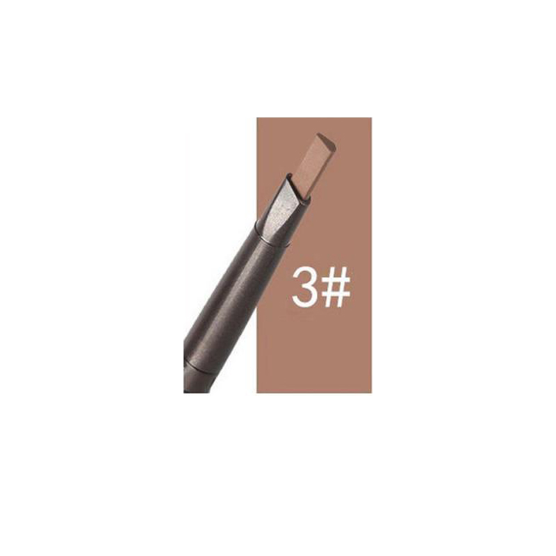 Automatic rotating eyebrow pencil with double head Medium Coffee - Shop at LoveMi