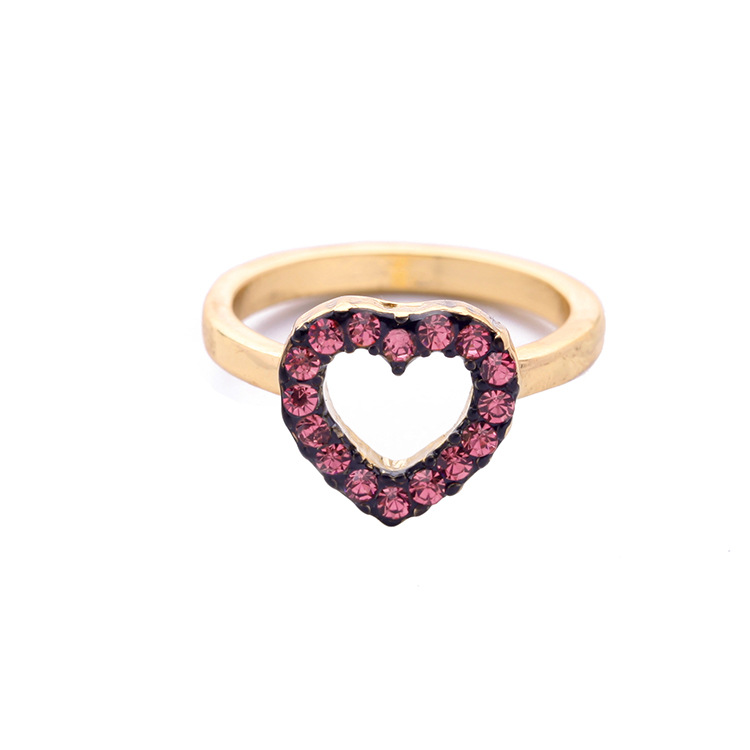 Alloy Diamond Heart Triangle Diamond
