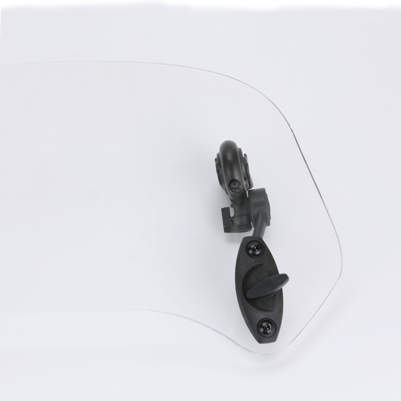 Motorcycle front heightening windshield clip