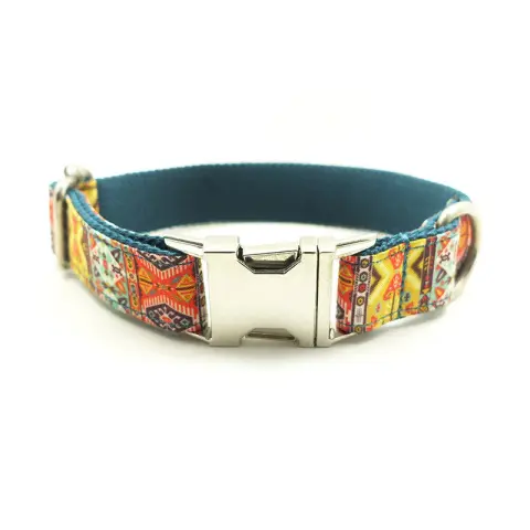 Loose Dog Collar with Metal Buckle