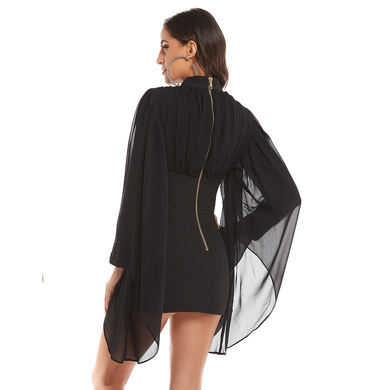 Casual long sleeve suit skirt