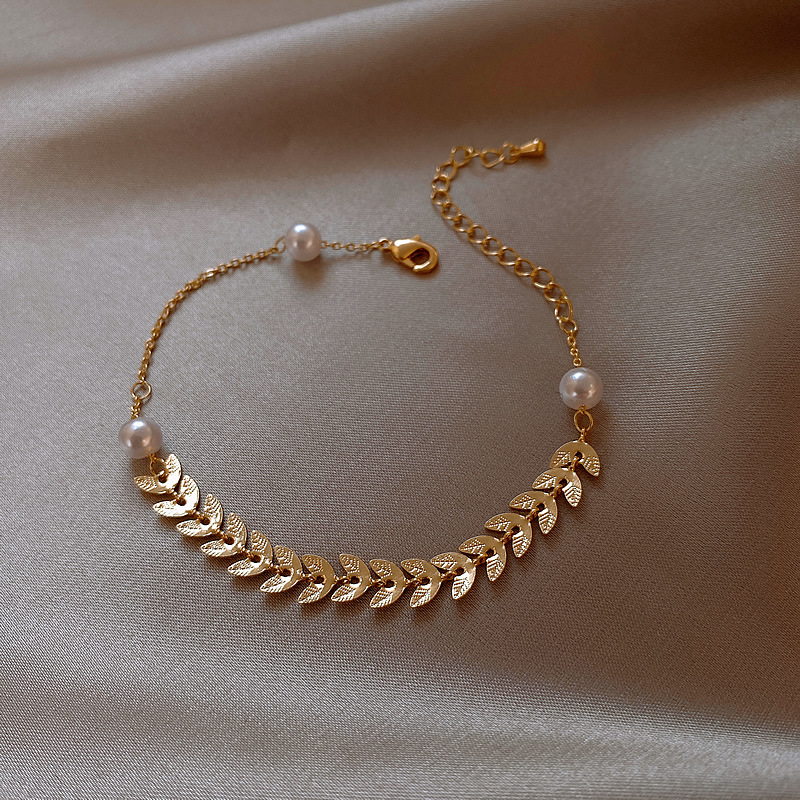 Fairy Willow Leaf Chain Pendant Necklace