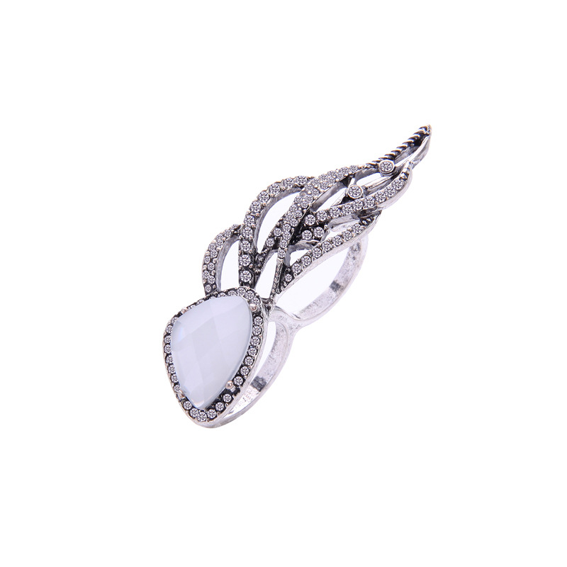 Diamond Wing Ladies Ring