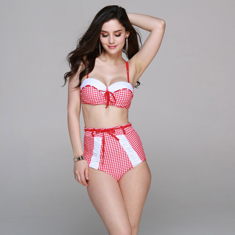 Women’s high waist underwire bikini