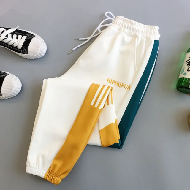 Loose fitting ankle slacks White Letters - Shop at LoveMi