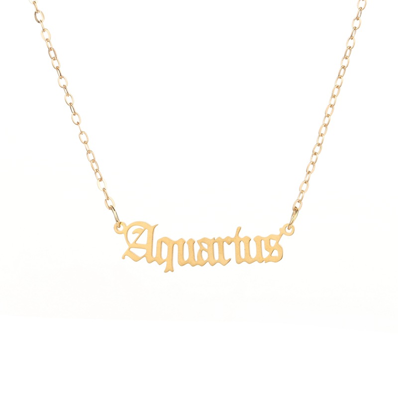 12 Constellation Stainless Steel Pendant