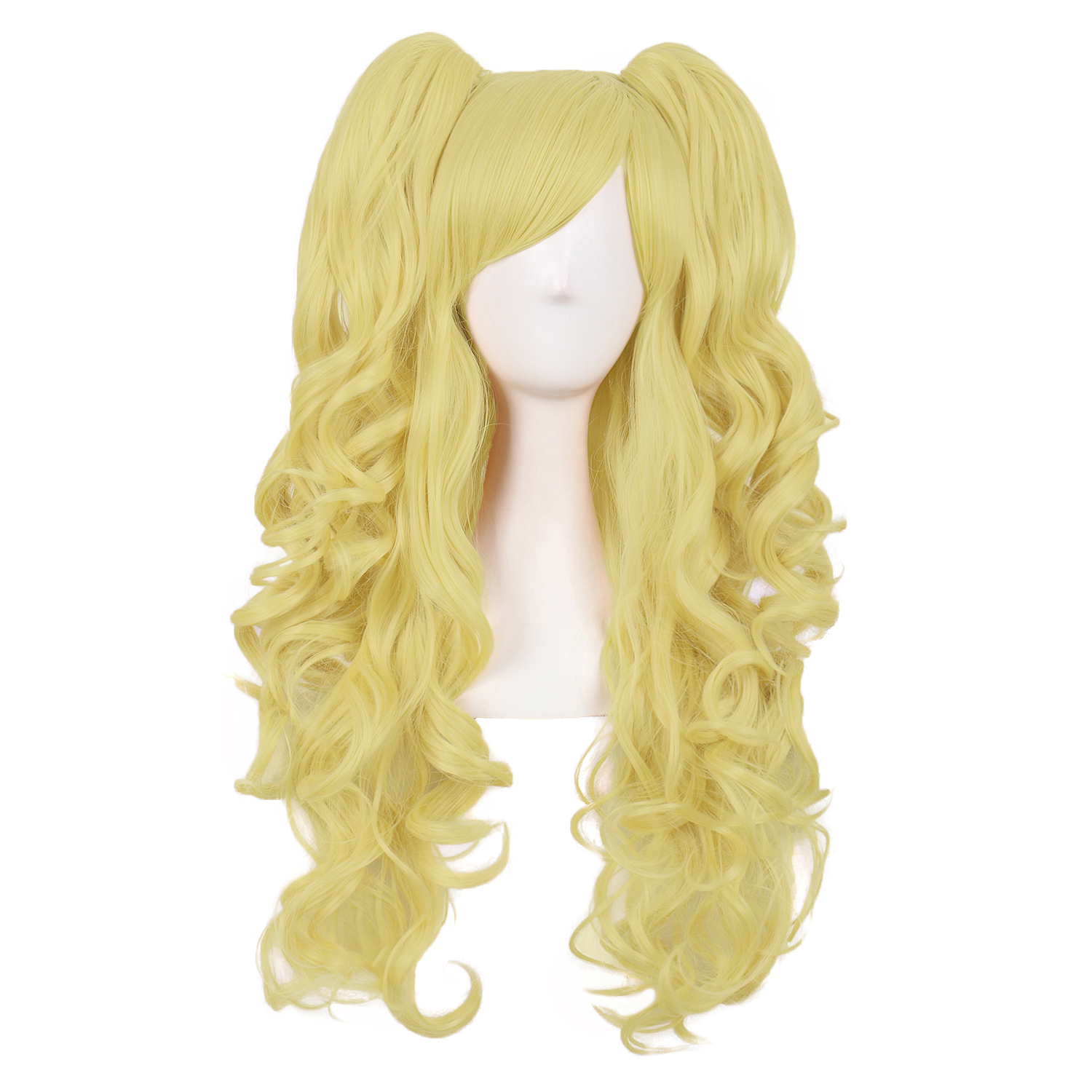 Big wave wig set double ponytail Gold - Shop at LoveMi