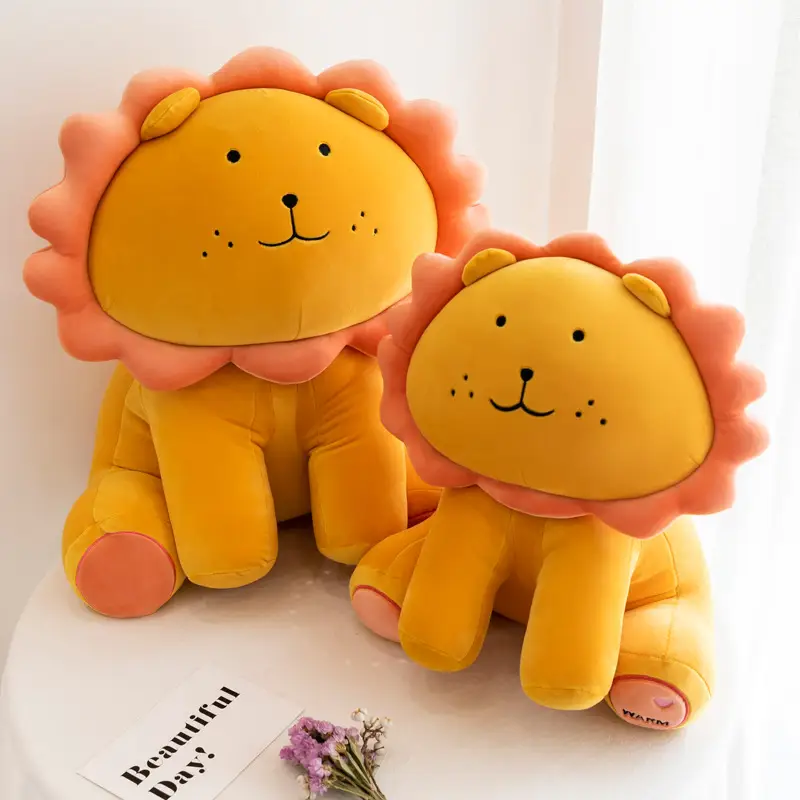 Sunflower lion plush toy