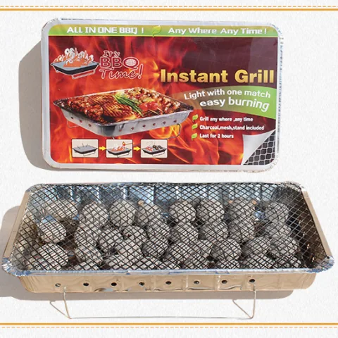 Portable Disposable Charcoal Rack
