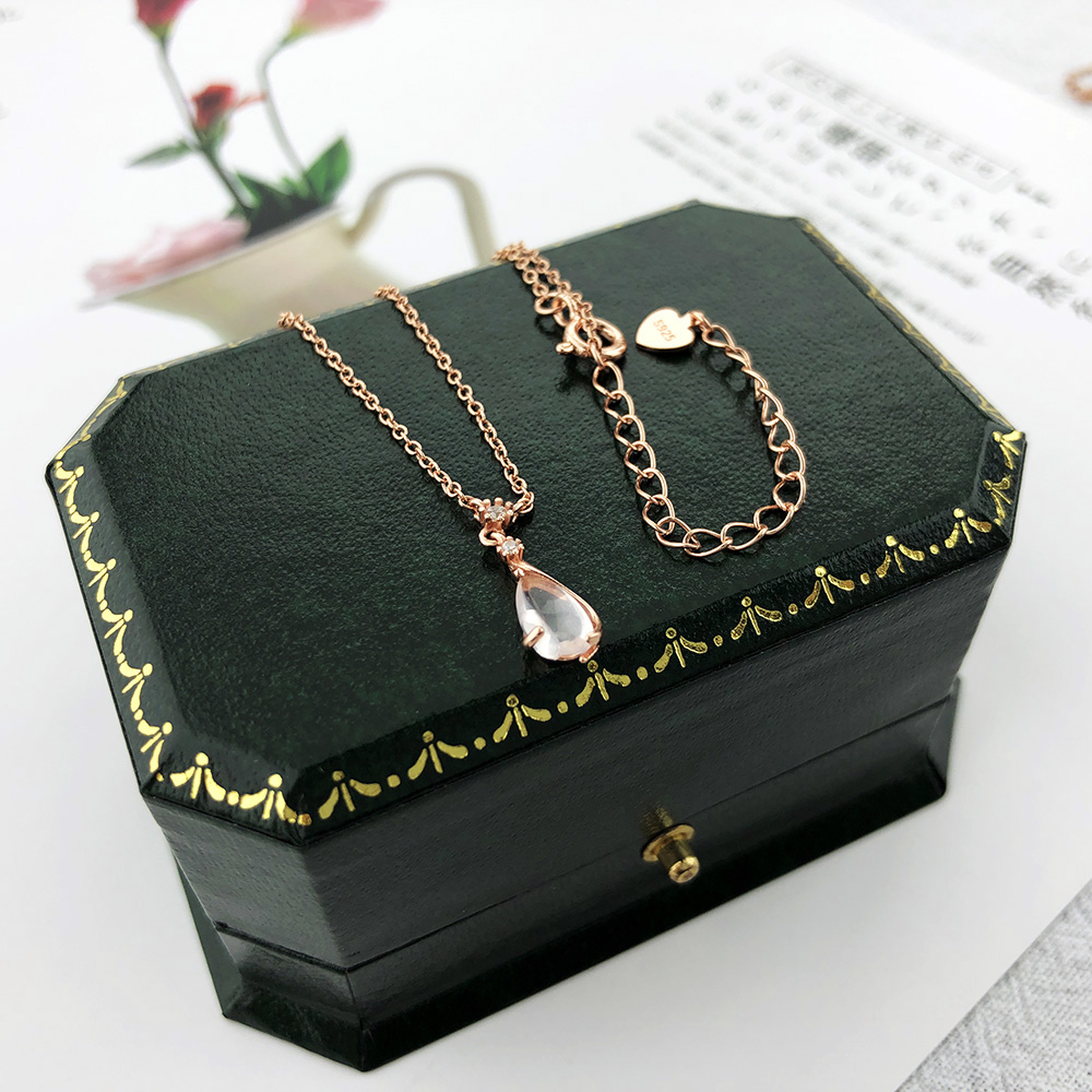 Japanese romantic cherry blossom light luxury necklace