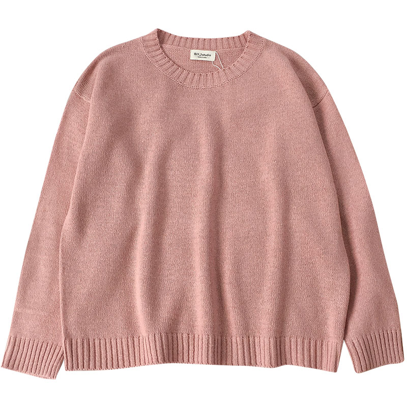 Loose and lazy pullover sweater