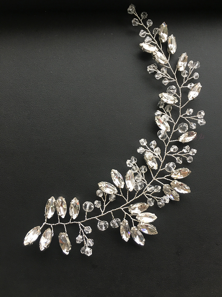 Bridal crystal headdress