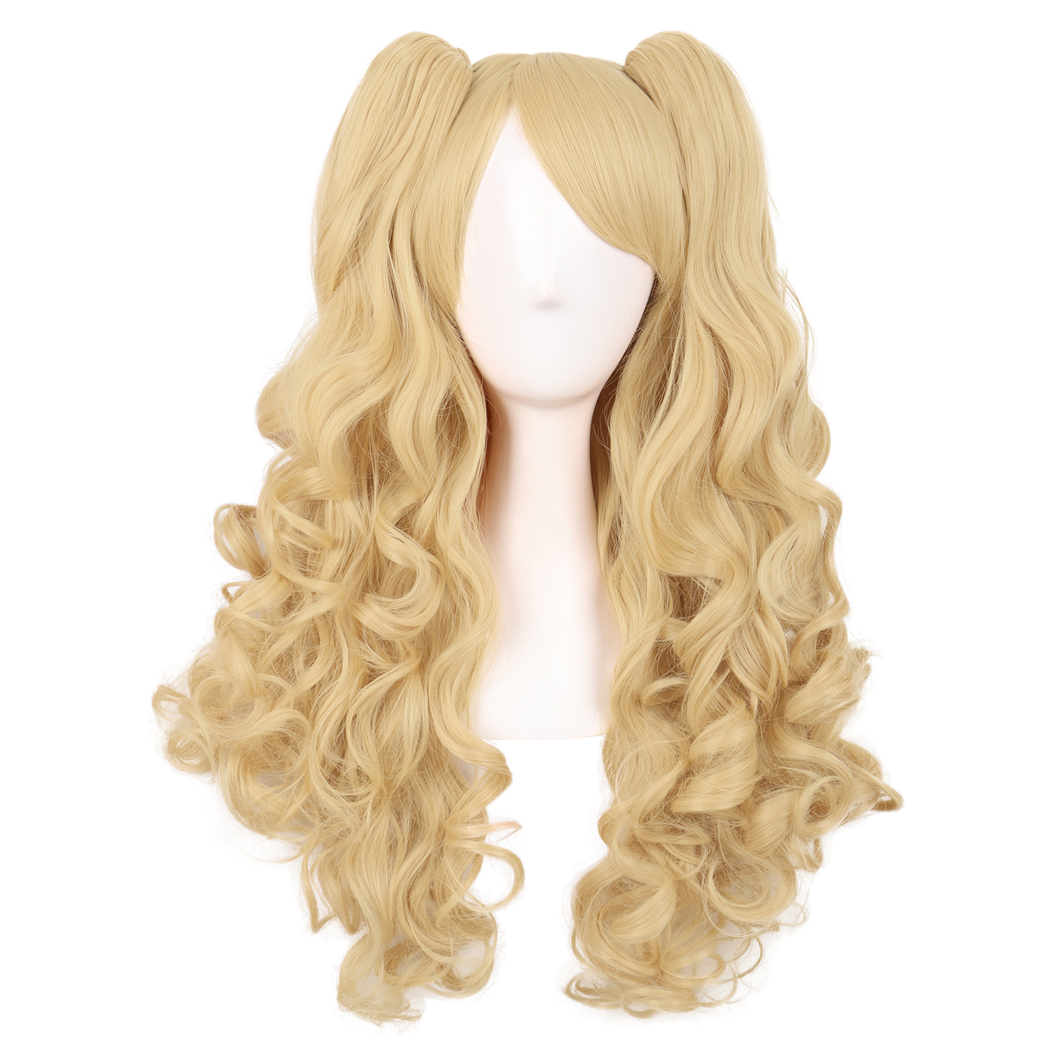 Big wave wig set double ponytail Golden Orange - Shop at LoveMi