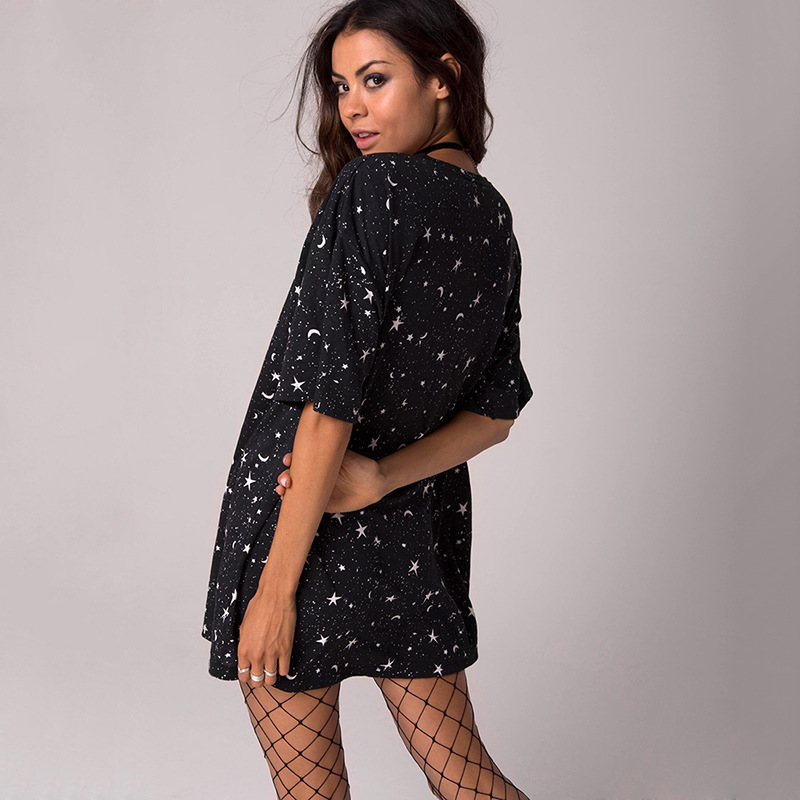 Round neck print T-shirt