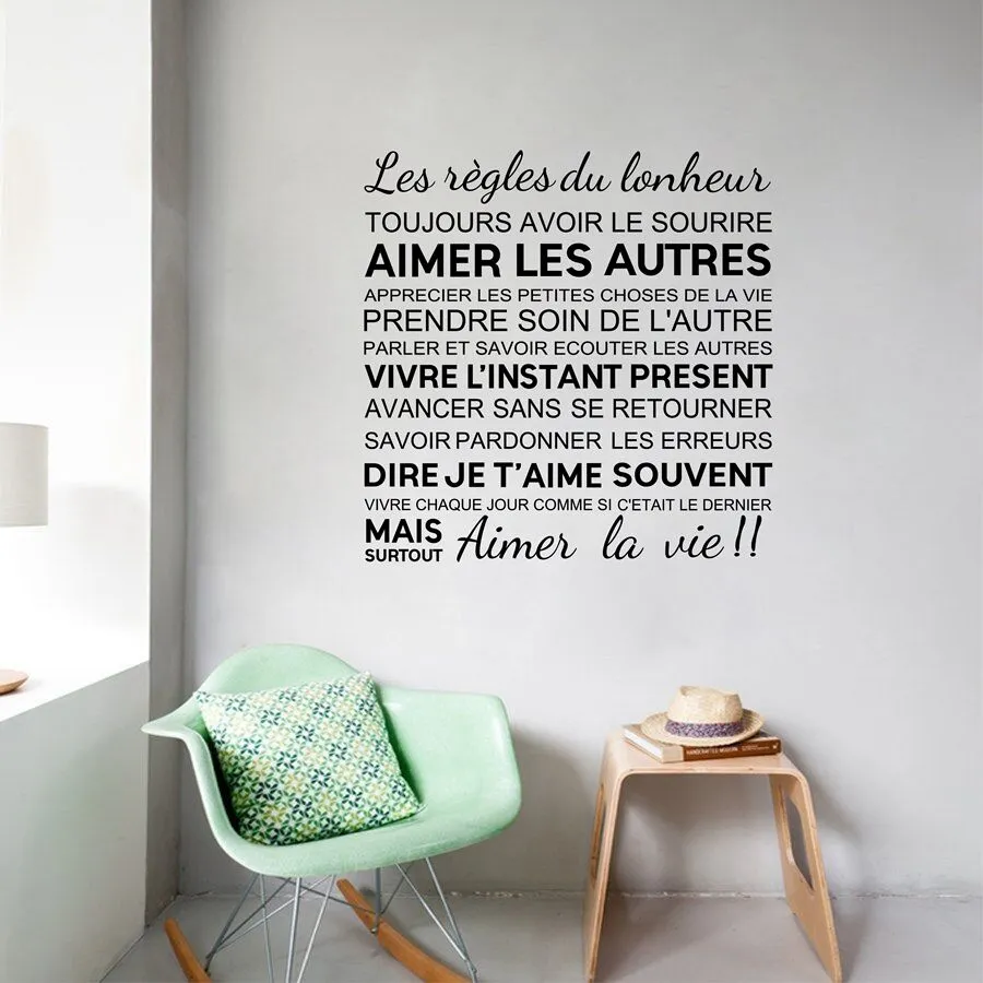French large size carved decorative stickers - Black