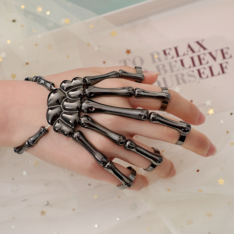 Personalized bracelet ring one chain