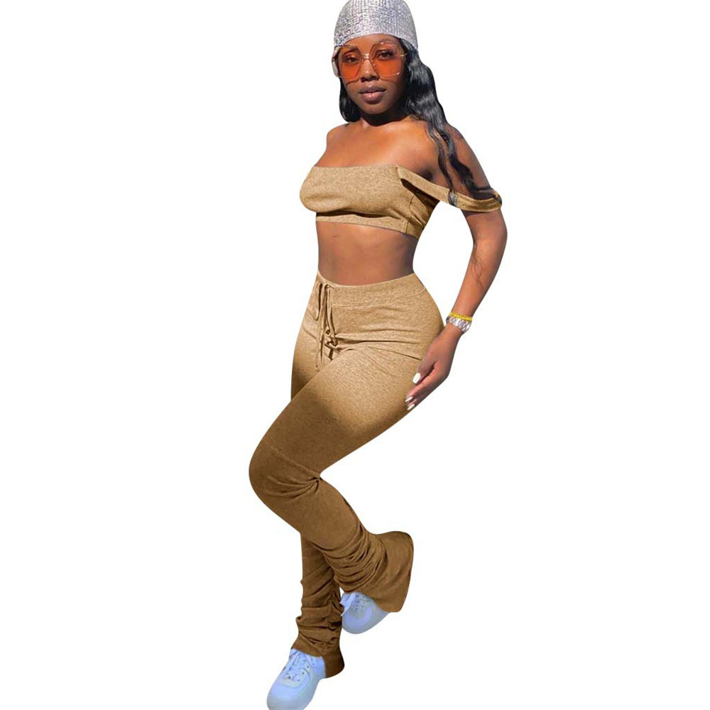 Pleated casual two-piece split