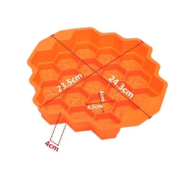 Silicone honeycomb mold