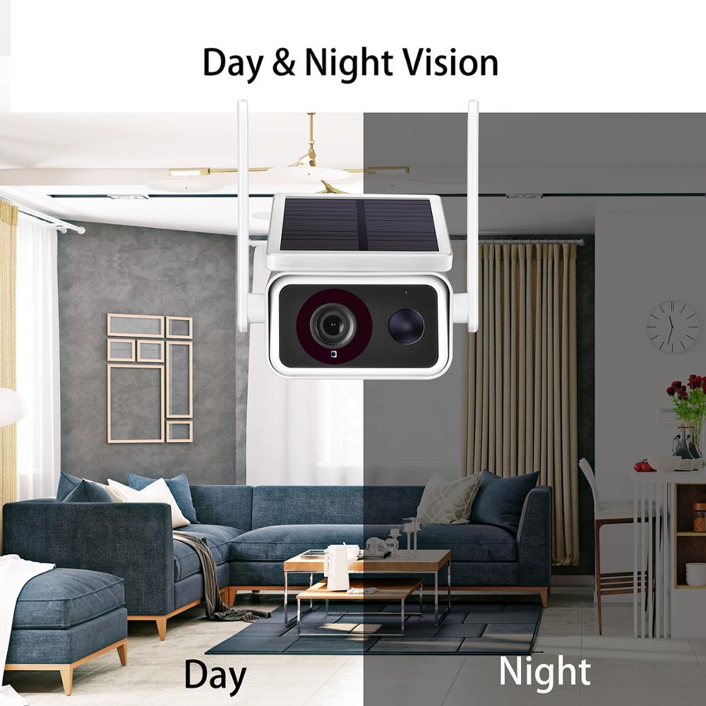 Solar Camera 1080P Waterproof Rainproof