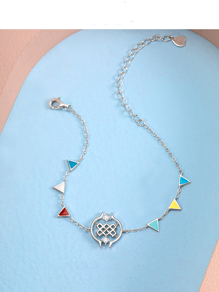 Design colorful Tibetan singer chain