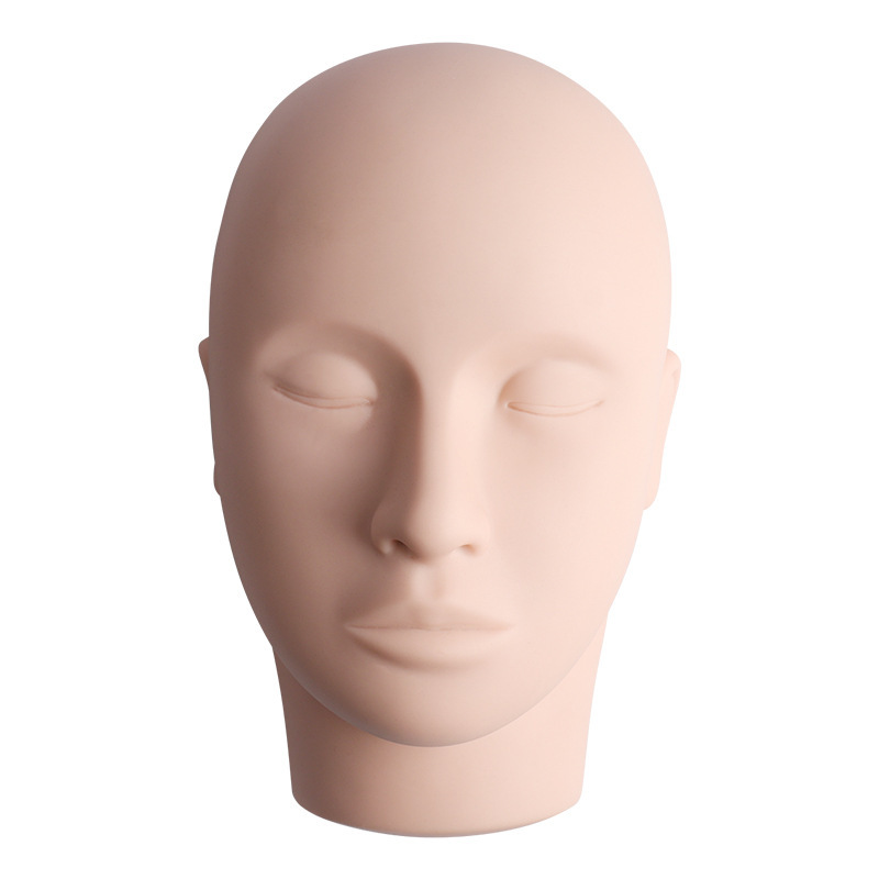 Beauty massage makeup practice head