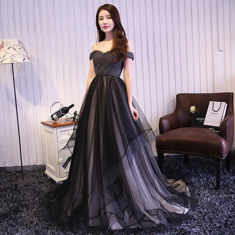 One-shoulder Evening Dress