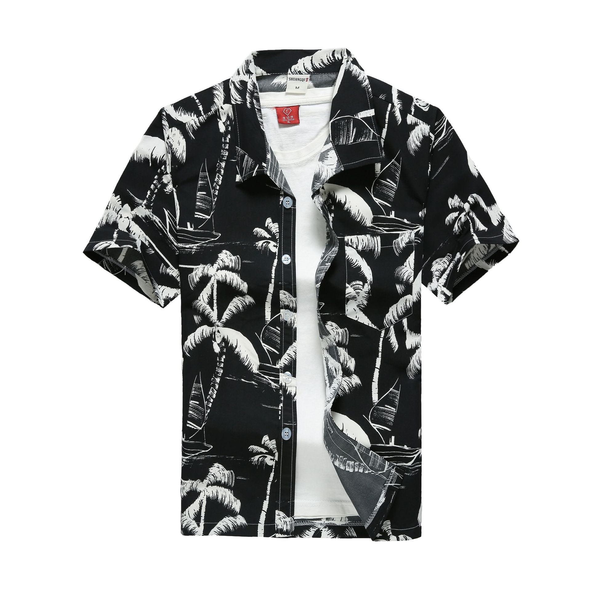 Summer camouflage short-sleeved shirt