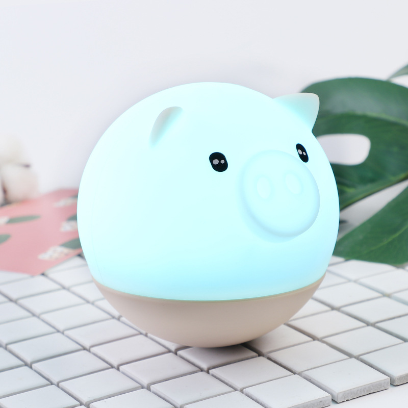 Tumbler Trick or Treat Pig Night Light