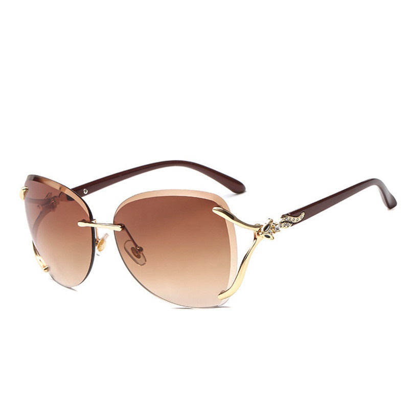 Pink Foxes Rhinestone Oversized Sunglasses - Image 3
