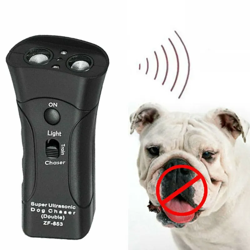 3-in-1 Anti Barking Dog Training Device Ultrasonic