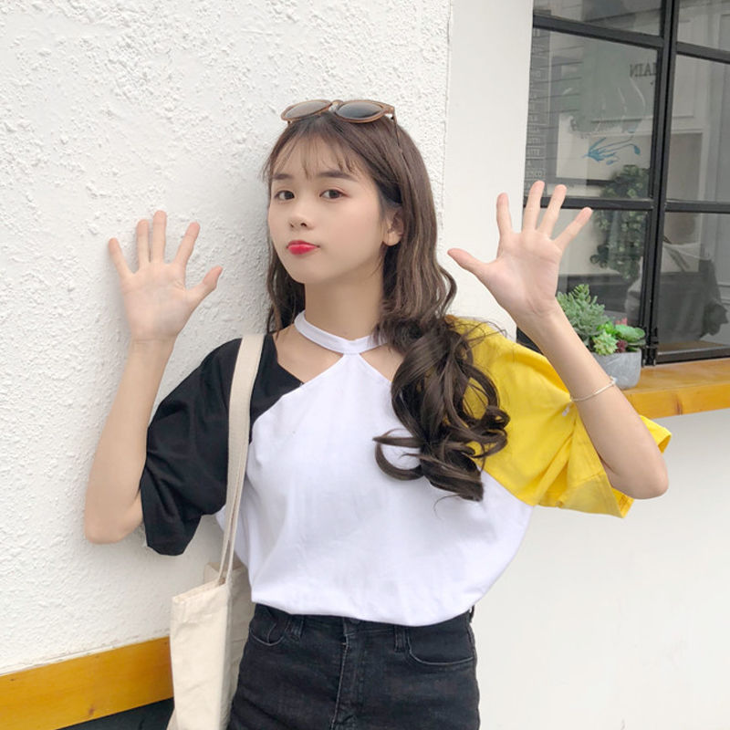 Loose and versatile stitching top