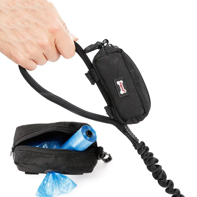 Walking the dog to pick up a poop bag Black - Shop at LoveMi