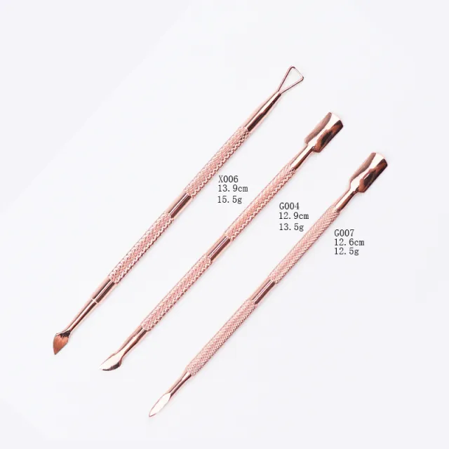 Stainless steel rose gold nail tool set Rose Gold - Shop at LoveMi