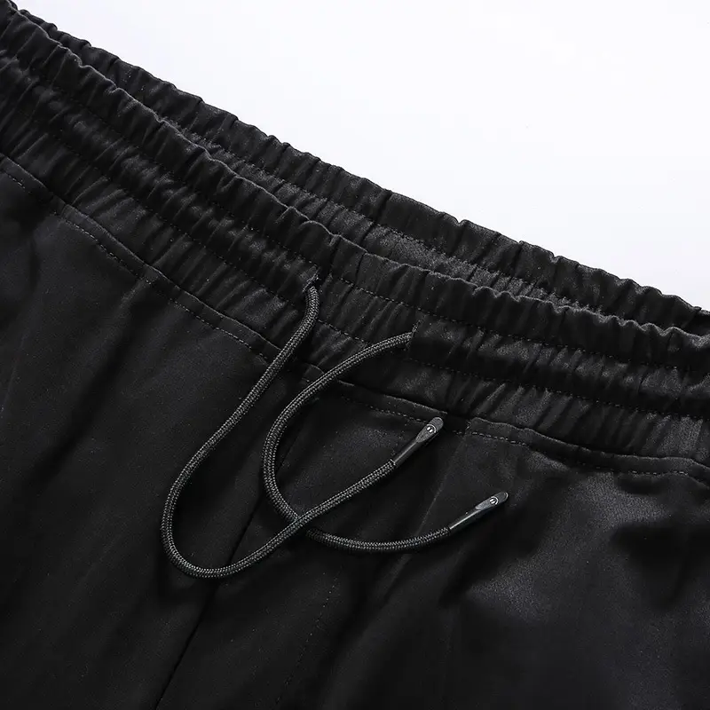 Fat pants men's plus fat plus five-point pants