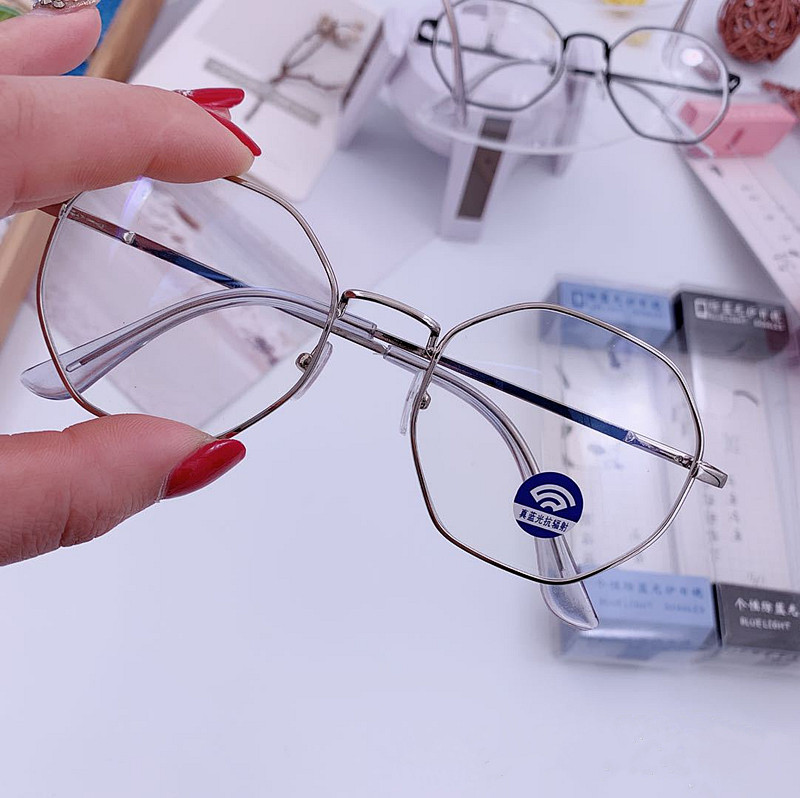 Octagonal anti-blue glasses - Image 6