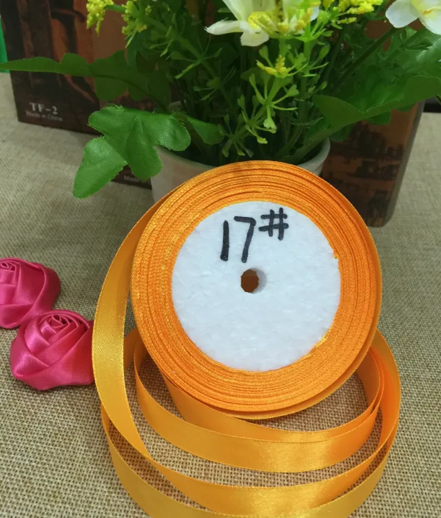 2.5cm single sided polyester ribbon webbing Orange - Shop at LoveMi