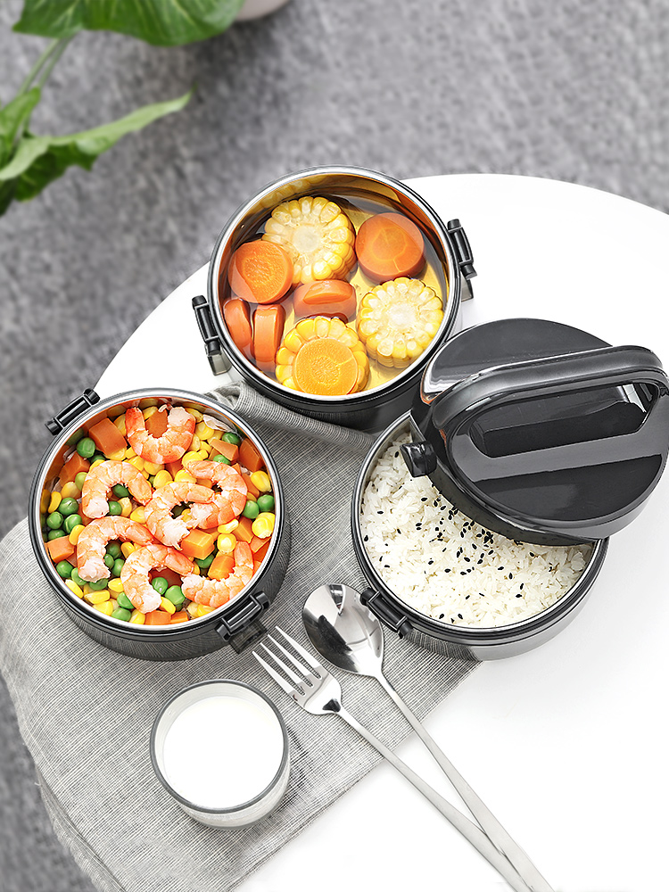 Multi-layer stainless steel lunch box