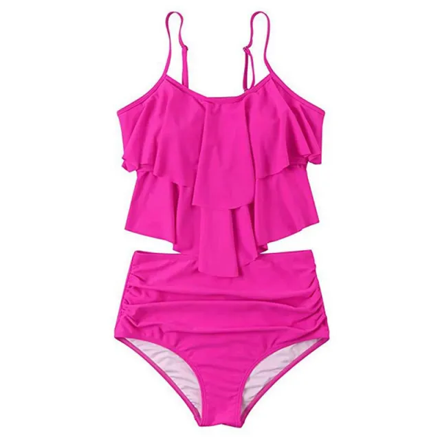 Ruffled bikini swimsuit Rose - Shop at LoveMi