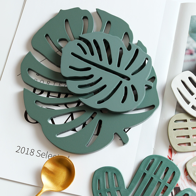 Turtle leaf insulation and anti-scald coaster mould