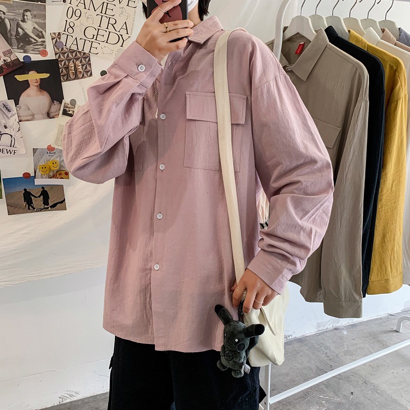 Japanese Harajuku BF style long sleeve shirt